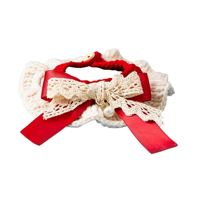 Navidad tejida a mano jinwen joyería para el cuello collar Accesorios para disfraces ajustable Lazo M