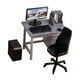 thumbnail image 5 of Escritorio y silla de computadora a escala 1/12 con teclado, mesa de juego en miniatura para miniaturas gris, 5 of 9