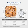thumbnail image 7 of Lsque Hippie Ditsy Floral 2 PCS Windshield Sun Shade | CarFoldable Window Covers | Car Accessories Reflect UV for Universal Cars SUV Truck | Medium, 7 of 7