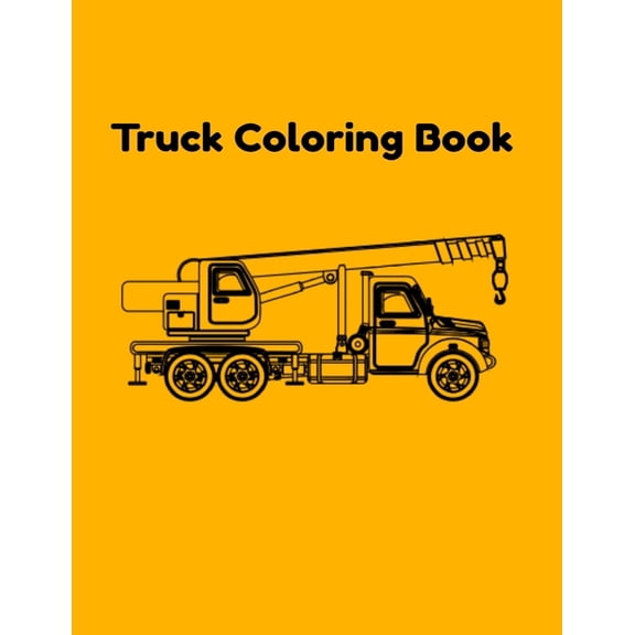 Truck coloring book (Paperback)