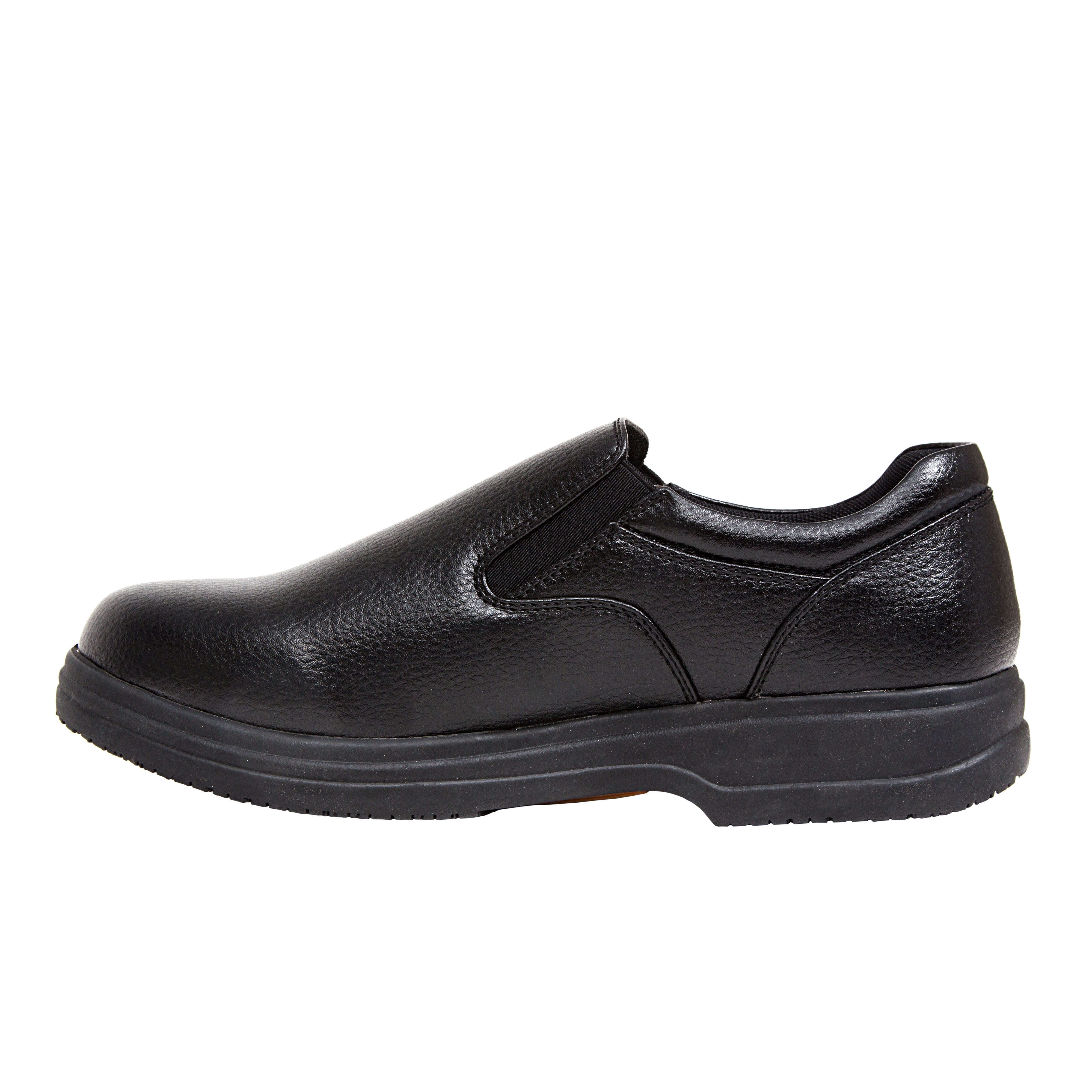 Deer Stags Unisex Manager Slip-Resistant Workwear Loafer - Black - 8.5 Wide