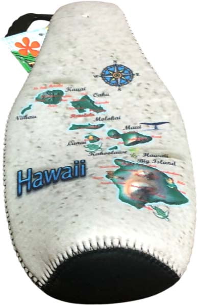 Tropical Treasures Bottle Holder Map
