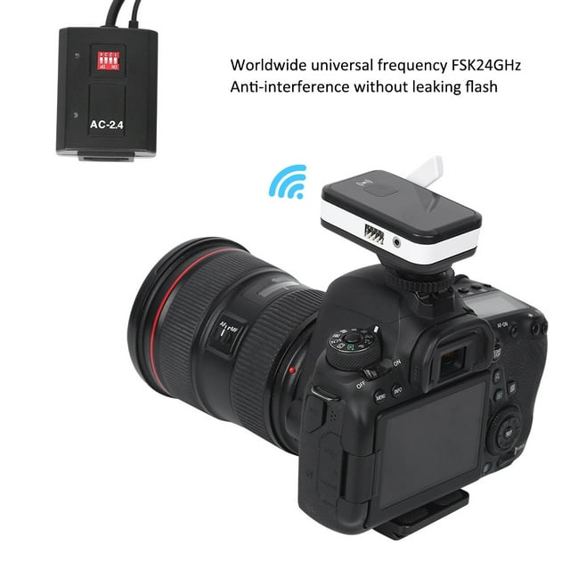 Volet NiceFoto AC-2.4A en Plastique Télécommande Anti Interférence Soutien Vitesse Synchrone 1/320S Flash