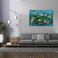 thumbnail image 4 of Epic Graffiti 'Oceanside Plumeria' by Silvia Vassileva, Canvas Wall Art, 60"x40", 4 of 8