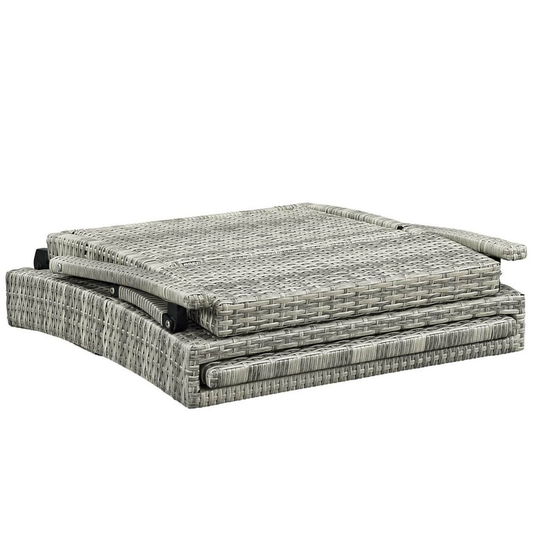 Levick Reclining Chaise Lounge with Cushion Folding Number of Reclining Positions 1 Walmart