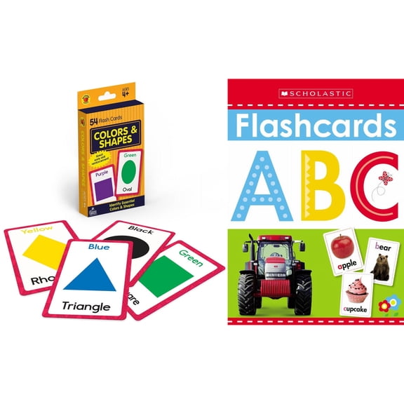 Flash Card Set: Brighter Child Flash Cards: Colors and Shapes Flash Cards (Other)   Flashcards: ABC (Scholastic Early Learners)