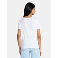 thumbnail image 5 of Hydrated Queen Women's Graphic Everyday Tee with Short Sleeves, Sizes XXS-XXL, 5 of 5