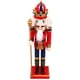 thumbnail image 2 of Adorno de cascanueces navideño, decoración de cascanueces, estatua de cascanueces de madera, decoración de mesa navideña, 2 of 6