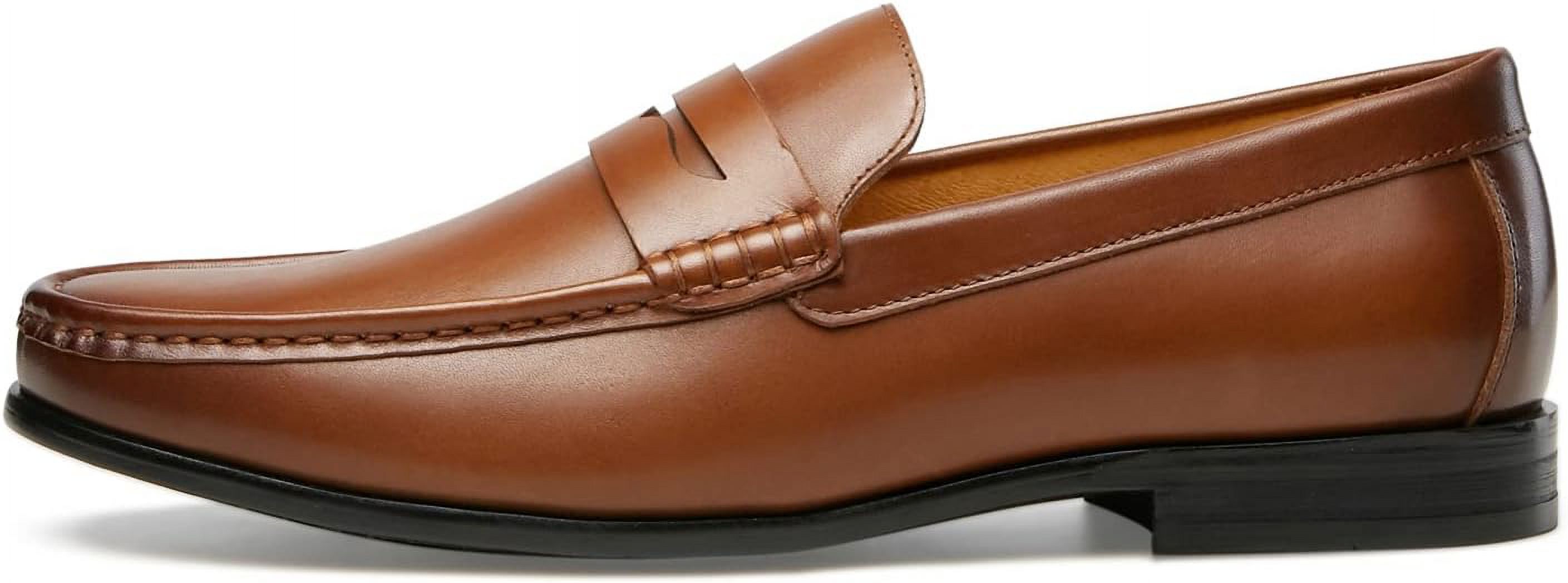 Journey West Mens Penny Loafers with Genuine Leather  display picture 1