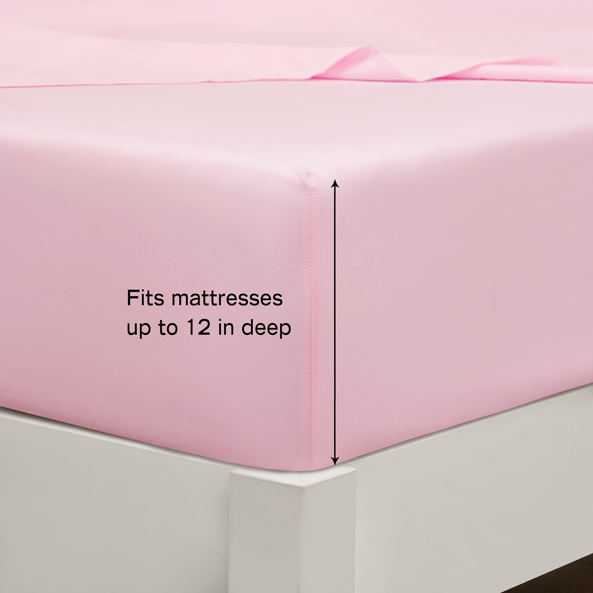 Your Zone 5 Piece Pink Wildflower Polyester Bedding Set for Girls, Twin