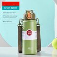 thumbnail image 2 of GIANXI 1000ml Spring Cap Large Capacity Vacuum Cup 316 Stainless Steel Coffee Cup Portable Outdoor Sports Water Bottle, 2 of 5