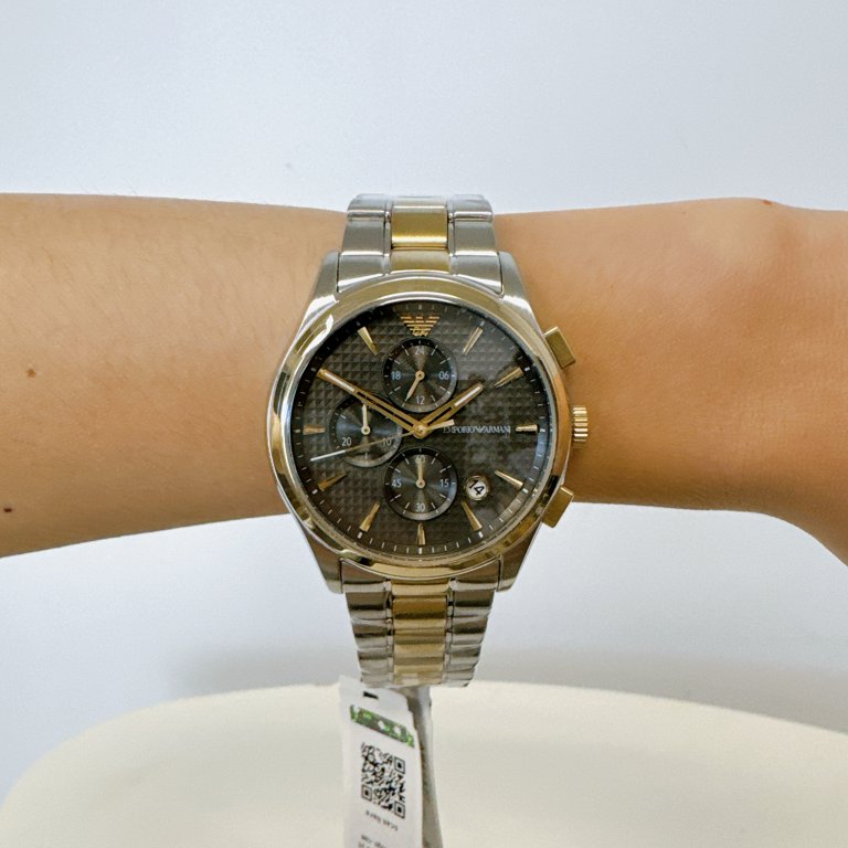 Emporio Armani AR11527 Chronograph Two-Tone Stainless Steel