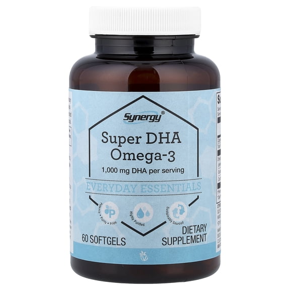 Vitacost Synergy®, Super DHA Omega-3, 60 Softgels