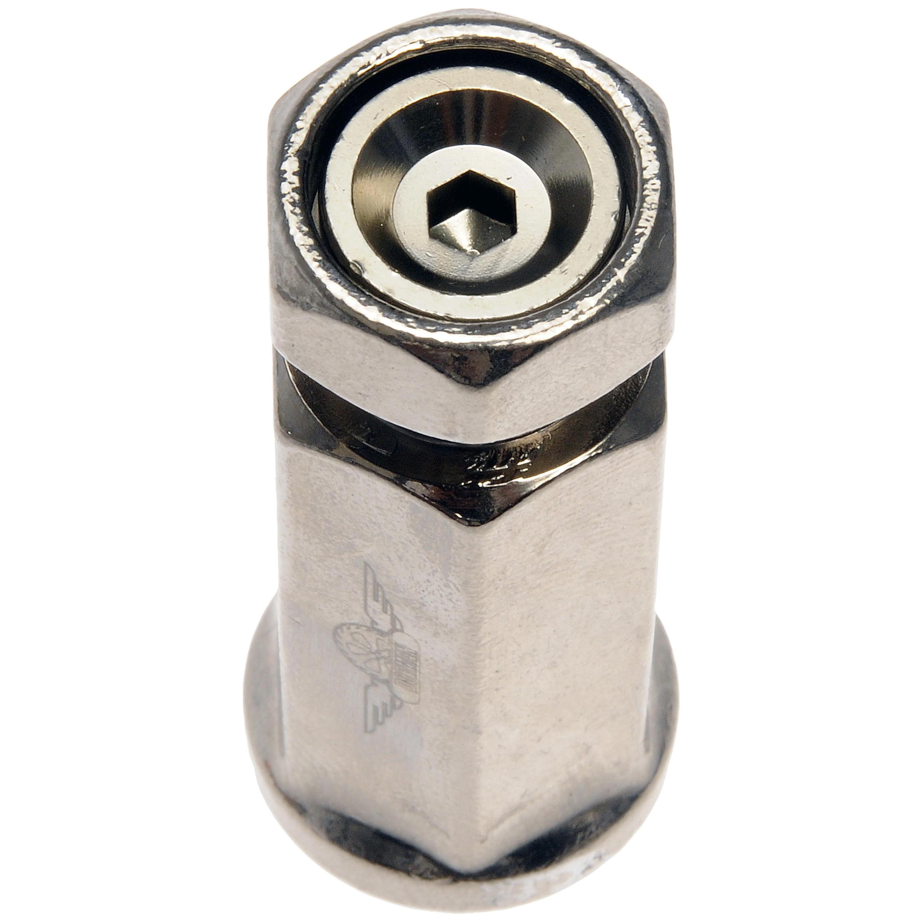 Dorman 712-545MXL4 Wheel Lug Nut for Specific Models, Hyper Silver (Pack of 4)