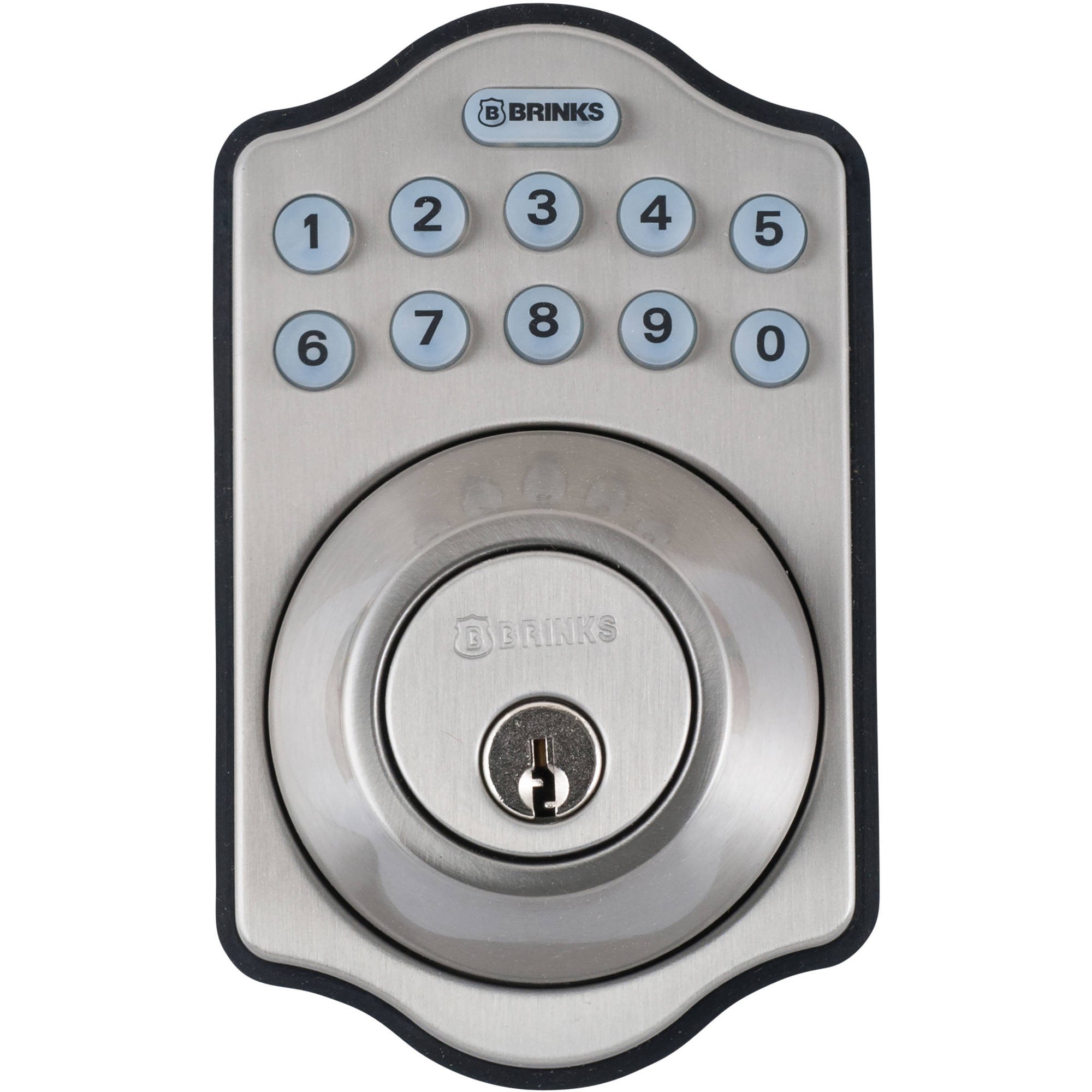 Brink’s Electronic Deadbolt in Satin Nickel Finish eXtremes