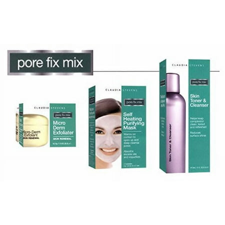 Claudia Stevens Pore Fix Mix - Deluxe 3 Piece Skin Treatment Collection