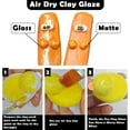 thumbnail image 3 of Air Dry Clay Glaze & 29pcs Pottery Tool Kit, 3.4 fl oz, Gloss Varnish for Scratch-Resistant Finish, Carving, Molding & Shaping Crafts, 3 of 8