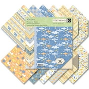 Simply K Itsy Bitsy Double Sided Paper Pad 8.5"X8.5"-Baby Boy 36 Sheets; 3 Each/12 Designs