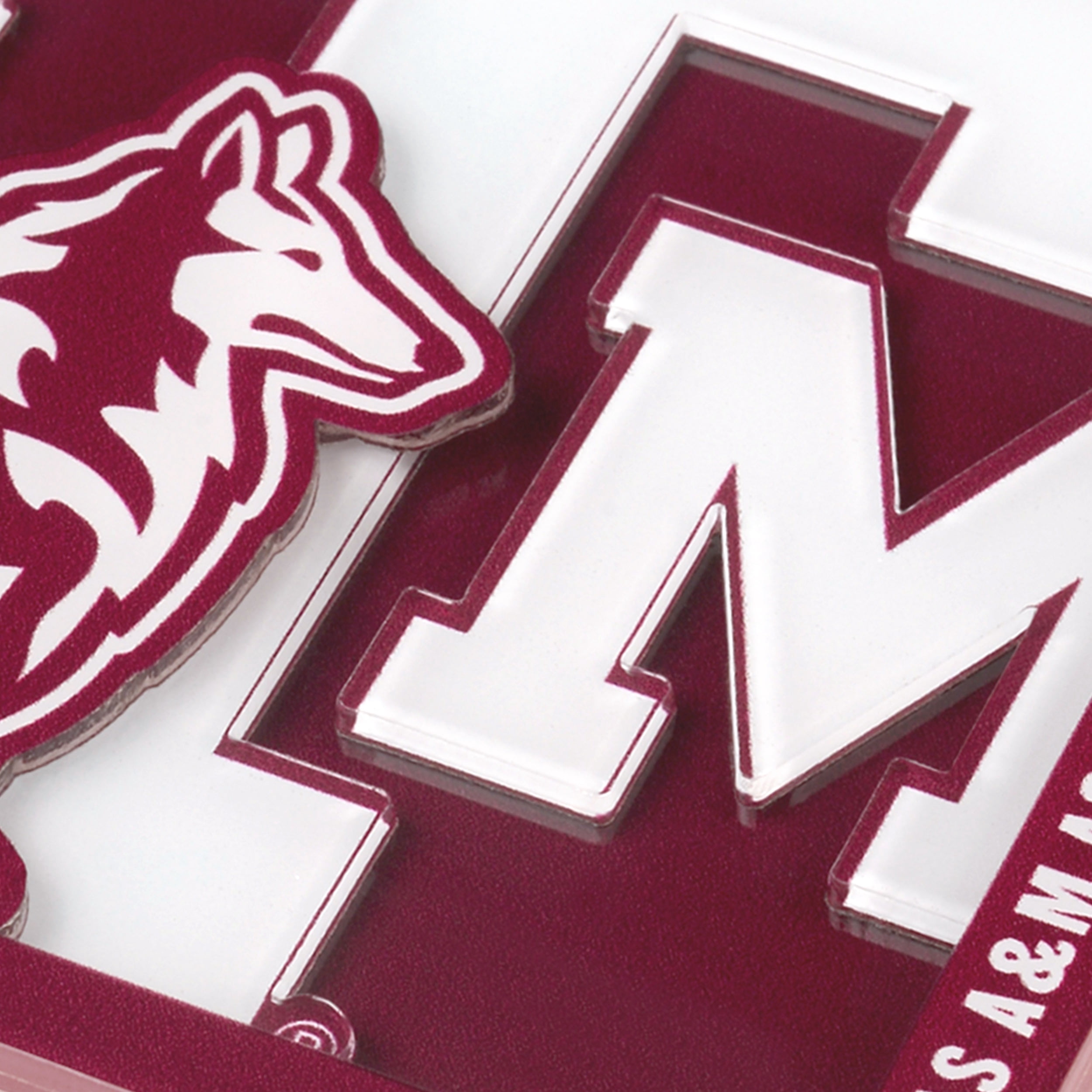 YouTheFan NCAA Texas A&M Aggies 3D-LSC 3D Logo Series Coasters - Pack of 2