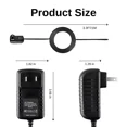 thumbnail image 2 of OPAL- Ac Adapter For Weslo Fitness Quest Eclipse 4000 Elliptical Bike Cable Charger, 2 of 4