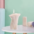 thumbnail image 3 of Cuerpo 3D Torso Busto Maniquí Relajación Sala de Estética Hogar Decoración del blanco Gloria Vela Cuerpo Femenino, 3 of 9