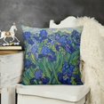 thumbnail image 2 of YINGXI Van Gogh Iris Flower Throw Pillow Cover Case for Couch Sofa Bed Home Decor 20x20in, 2 of 5