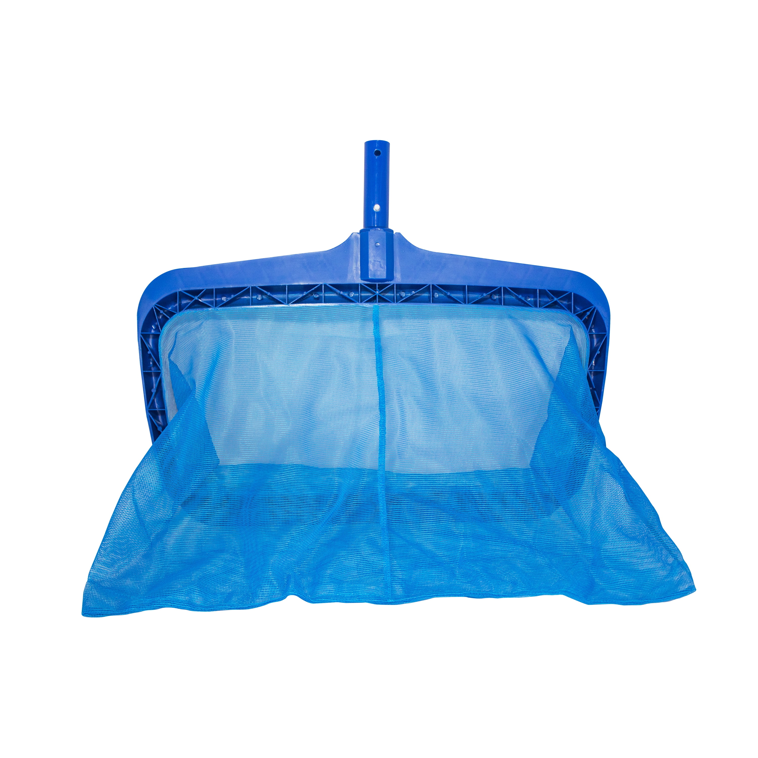 Strong Pole Fine Mesh Bag Removes All Debris! Homga Pro Pool Skimmer Economy Grade with Strong Pole & EZ Clips Included for Above Ground & Inground Swimming Pools 