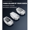thumbnail image 7 of Folding Key Fob Cover for Audi A4 A3 Q3 Q3 Q5 Q7 TT TTS RS3 S4 S3 A1 S6 RS4 RS6 Q2L Accessories Aluminum Alloy with Resin Material Key Case Shell Holder with Keychain, 7 of 7