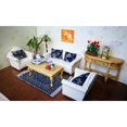 thumbnail image 2 of 1/12 Dollhouse Miniatura Sofá Silla Accesorio Almohadas Florales Azules de 2 Piezas Macarena Dollhouse Miniature Cushions, 2 of 4