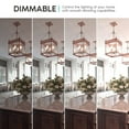 thumbnail image 6 of Luxrite 4W E12 Vintage Candelabra Dimmable LED Light Bulbs, 40W Equivalent 400 Lumens, 3000K Soft White, Blunt Tip, 12-Pack, 6 of 7