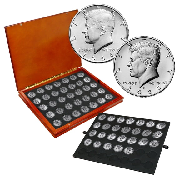 1964-2025 Complete Uncirculated Kennedy Half Dollar Year Set