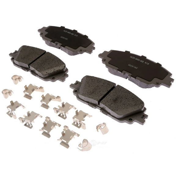 Disc Brake Pad Set Fits select: 2019-2023 TOYOTA RAV4, 2018-2019 TOYOTA CAMRY