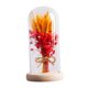 thumbnail image 3 of Regalos de flores para ella Lámpara de mesa LED Adorno de flores preservadas Flor artificial rojo, 3 of 9