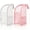 white +pink, variant on Standing Toiletry Bag, 2026 Upgraded Portable Lightweight Travel Toiletry Bag, EVA Mesh Cosmetic Waterproof Bag Travel Essentials, Large Capacity Organizer for Toiletries (Pink Grey)