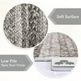 thumbnail image 3 of Hasoo Indoor Area Rug 8' x 10' Modern Rug for Living Room Braided Carpet for Home Office, Gray, 3 of 6