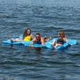 thumbnail image 2 of Airhead Air Island, Inflatable Large Lake Float Mat, Blue, 2 of 9