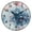 Black, variant on 9.84in Watercolor Fish Pattern PVC Canvas Wall and Table Clock with Canvas Texture, Black or Gold Hands