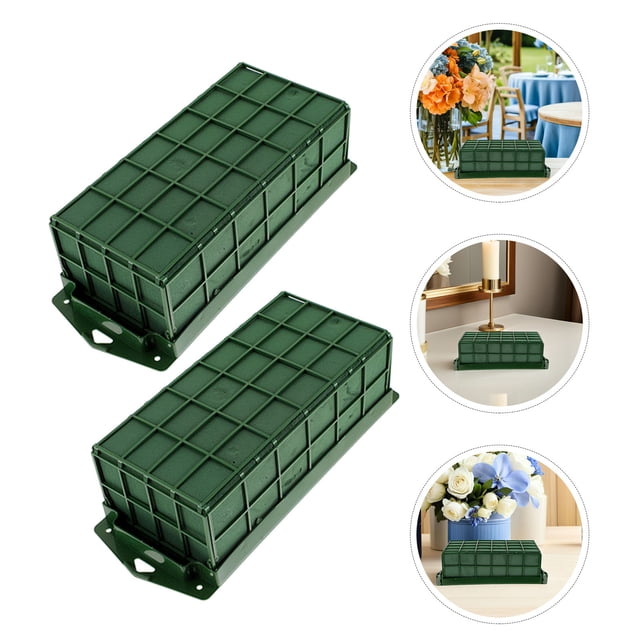 WASHWEPE 6Ud Soporte Para Arreglo Floral Verde Con Estructura Resistente Para De Pared Y