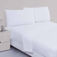 thumbnail image 2 of Juego Sábanas Bambú Colchas Concord Cama Matrimonial Ligero Blanco, 2 of 2