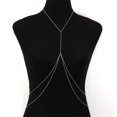 thumbnail image 1 of nipocaio Trendy Body Chain Body Jewelry Belly Chain - Body Chain - Silver, 1 of 3