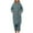 Blue, variant on UFOUND Women Fuzzy Pajama Set Warm Fluffy Long Sleeve Sleepwear Plush Loungewear Thermal Nightwear With Pockets Homewear Breathable