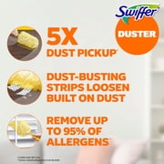 Swiffer Heavy Duty Duster Kit with Refills, Unscented, 1 Handle + 2 Refills