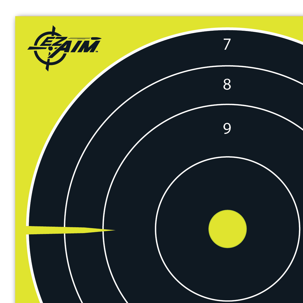 Ez Aim Splash Bullseye Paper Shooting Targets, 8"W x 8"H, 25-Pack, Multi, 2 Pack