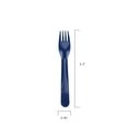 thumbnail image 4 of (7 pack) Your Zone 4 Count Blue Plastic Utensil Set with Fork, Spoon, Knife, and Travel Container, 4 of 11