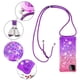 thumbnail image 5 of Funda para Samsung Galaxy A22 5G Brillantina Líquida Divertida Reluciente y con Cristales en Movimiento Cuerpo Cruzado con Cordón Ajustable, 5 of 5
