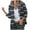 Black, variant on WXLWZYWL Winter Coats for Women Plus Size Women'S Casual Blazer Open Front Lapel Long Sleeve Stripe Print Pocket Suit Work Office Jackets Blazer