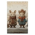 thumbnail image 5 of Rats Mouses Snow Houses Trees Curtains Black Out 72 Inch Length Curtains for Sliding Glass Doors Bedroom Living Room 2 Pack, 5 of 6