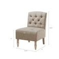 thumbnail image 4 of DeeHome Tufted Armless Chair, 4 of 5
