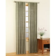 Hometrends Raw Silk Curtain (1 Panel), Sherwood Sage