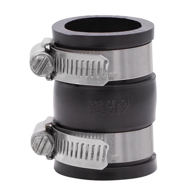 Acoplamiento flexible Fernco PVC hembra 33,34 mm x 33,34 mm, 1 paquete